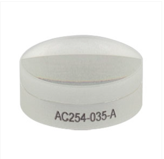 THORLABS 索雷博    AC254-035-A 消色差双胶合透镜