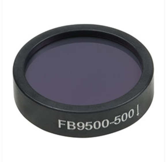THORLABS 索雷博 &nbsp;&nbsp;&nbsp;FB9500-500 Ø1英寸红外带通滤光片