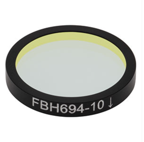 THORLABS 索雷博 &nbsp;&nbsp;&nbsp;FBH694-10 硬膜带通滤光片