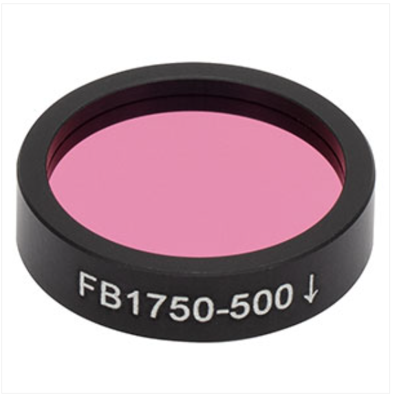 THORLABS 索雷博 &nbsp;&nbsp;FB1750-500 Ø1英寸红外带通滤光片