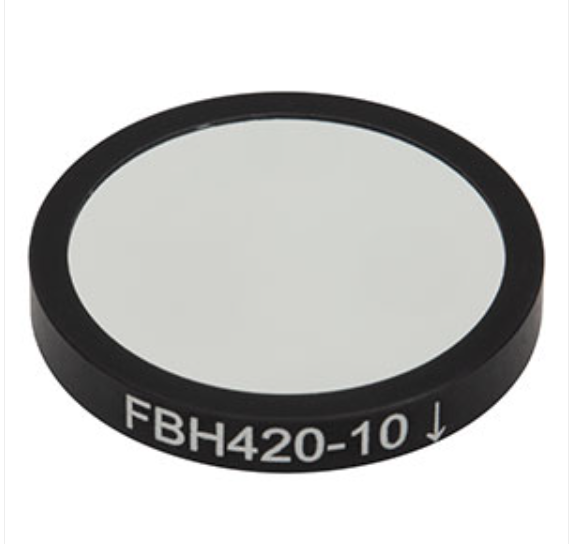 THORLABS 索雷博 &nbsp;&nbsp;FBH420-10 硬膜带通滤光片
