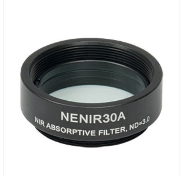 THORLABS 索雷博   NENIR30A Ø25 mm NIR吸收型中性密度滤光片