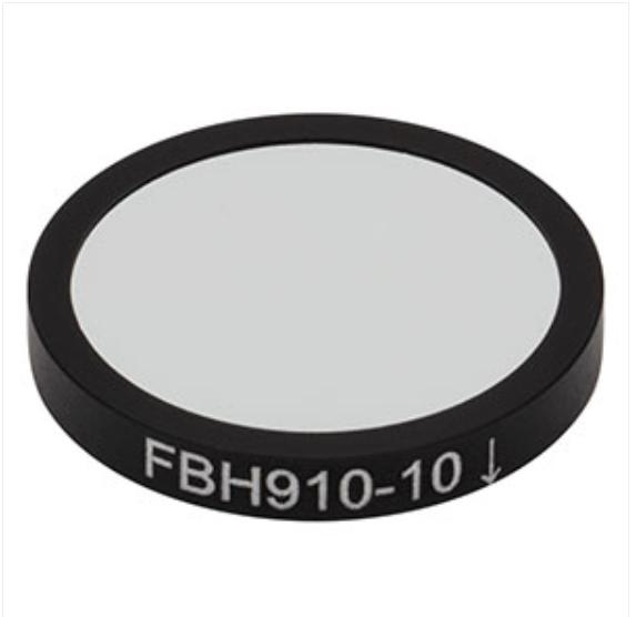 THORLABS 索雷博 &nbsp;&nbsp;&nbsp;FBH910-10 硬膜带通滤光片