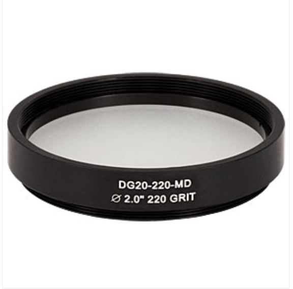 THORLABS 索雷博 &nbsp;&nbsp;&nbsp;DG20-220-MD - SM2螺纹安装，N-BK7磨砂玻璃散射片