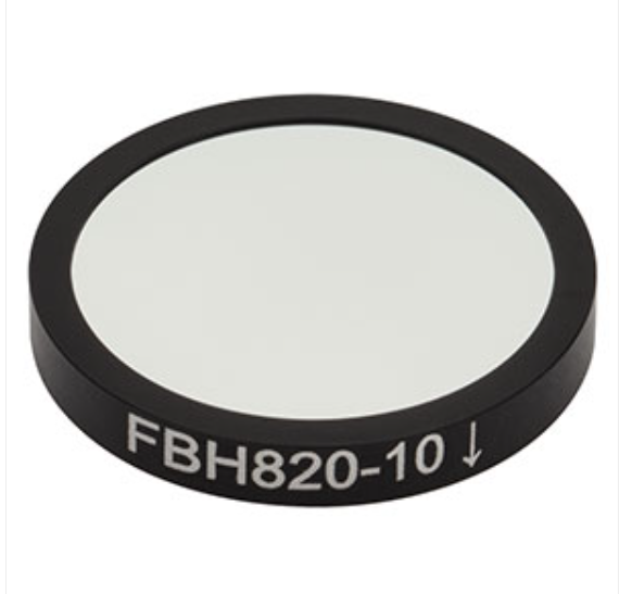 THORLABS 索雷博 &nbsp;&nbsp;&nbsp;FBH820-10 硬膜带通滤光片