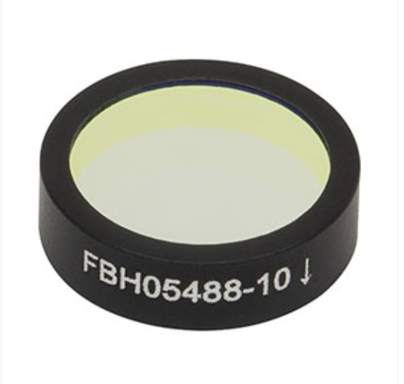 THORLABS 索雷博 &nbsp;&nbsp;&nbsp;FBH05488-10 硬膜带通滤光片