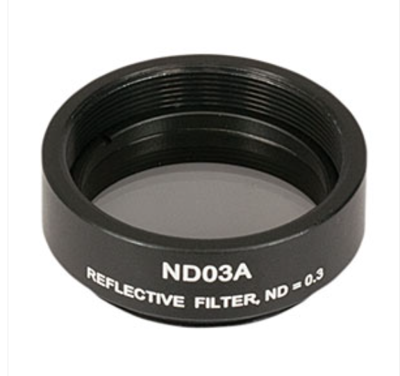 THORLABS 索雷博 &nbsp;&nbsp;&nbsp;ND03A Ø25 mm反射型中性密度滤光片