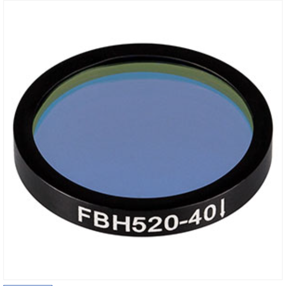 THORLABS 索雷博 &nbsp;&nbsp;&nbsp;FBH520-40 硬膜带通滤光片