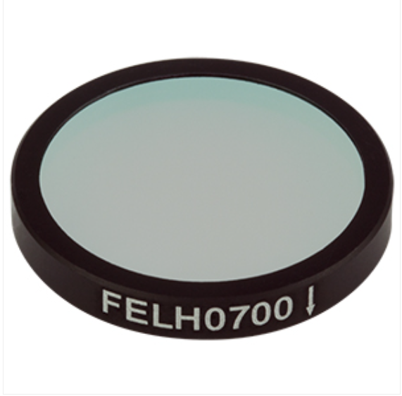 THORLABS 索雷博 &nbsp;&nbsp;&nbsp;FELH0700 Ø25.0 mm长波通滤光片