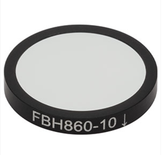 THORLABS 索雷博 &nbsp;&nbsp;&nbsp;FBH860-10 硬膜带通滤光片
