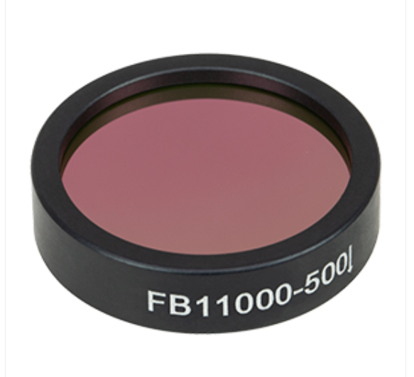 THORLABS 索雷博 &nbsp;&nbsp;&nbsp;FB11000-500 Ø1英寸红外带通滤光片