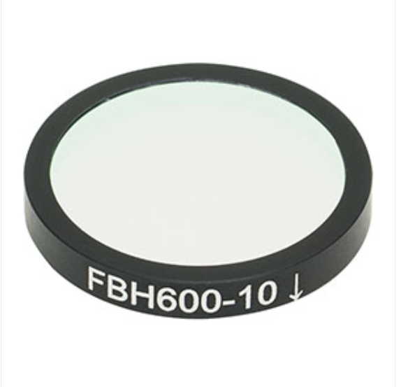 THORLABS 索雷博 &nbsp;&nbsp;&nbsp;FBH600-10 硬膜带通滤光片