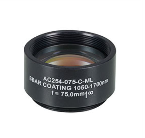 THORLABS 索雷博    AC254-075-C-ML 消色差双胶合透镜
