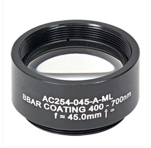 THORLABS 索雷博   AC254-045-A-ML 消色差双胶合透镜