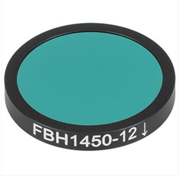 THORLABS 索雷博 &nbsp;&nbsp;&nbsp;FBH1450-12 硬膜带通滤光片