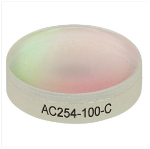 THORLABS 索雷博    AC254-100-C 消色差双胶合透镜