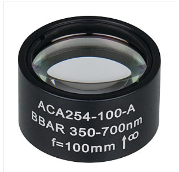 THORLABS 索雷博 &nbsp;&nbsp;&nbsp;ACA254-100-A 空气隙消色差双合透镜