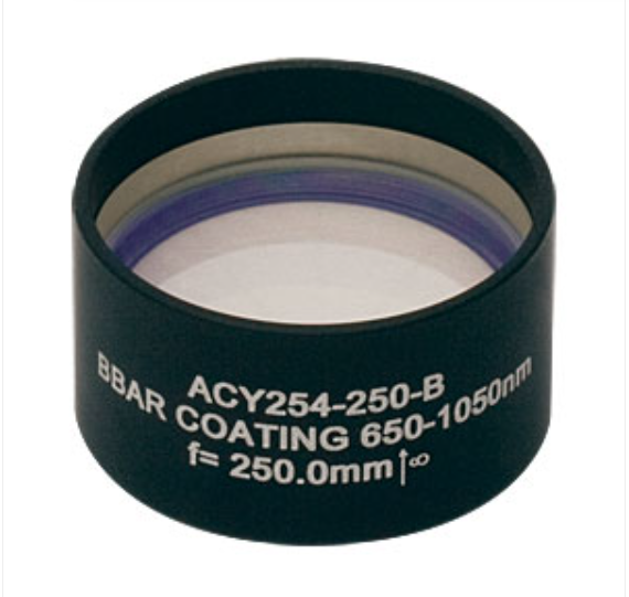 THORLABS 索雷博 &nbsp;&nbsp;&nbsp;ACY254-250-B 柱面消色差透镜