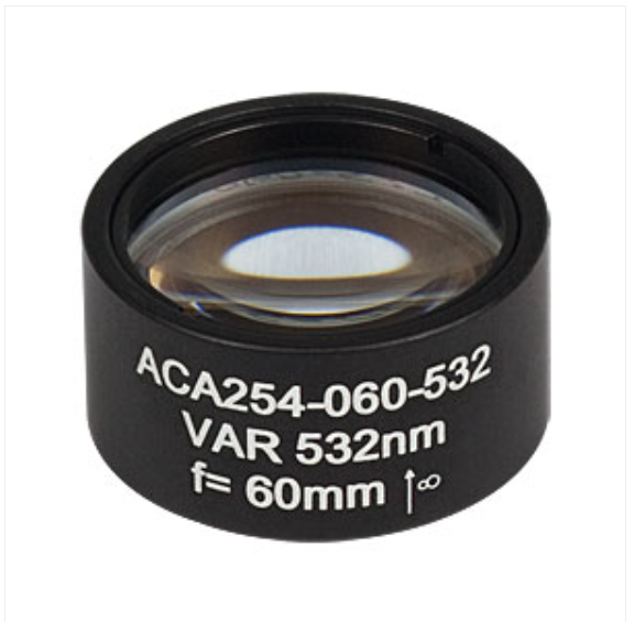 THORLABS 索雷博 &nbsp;&nbsp;ACA254-075-532 高功率空气间隔双合透镜