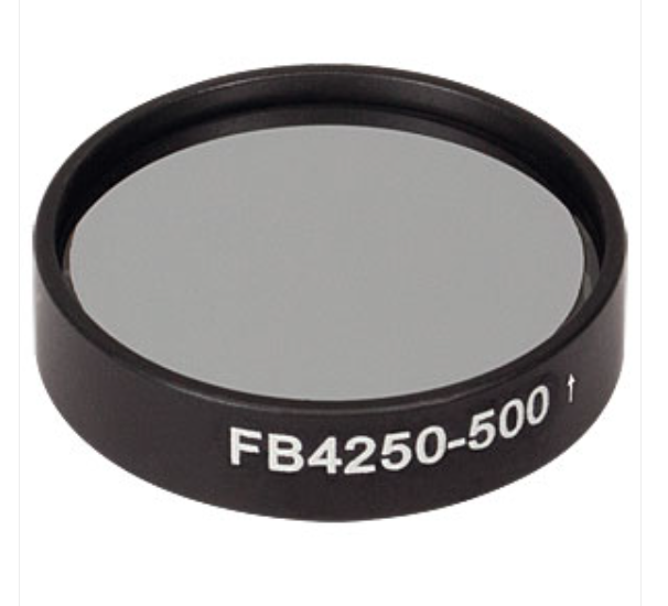 THORLABS 索雷博 &nbsp;&nbsp;&nbsp;FB4250-500 Ø1英寸红外带通滤光片