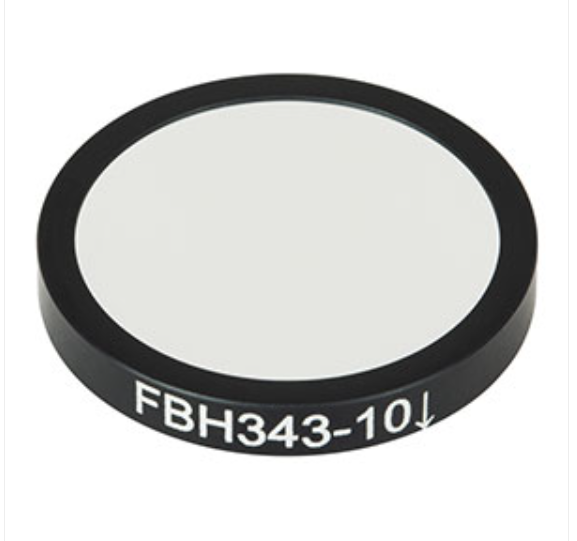 THORLABS 索雷博 &nbsp;&nbsp;&nbsp;FBH343-10 硬膜带通滤光片