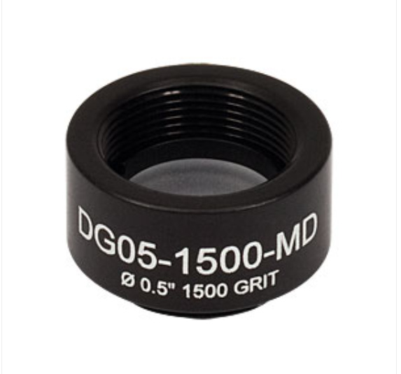 THORLABS 索雷博  DG05-1500-MD - Ø1/2英寸，SM05螺纹安装，N-BK7磨砂玻璃散射片