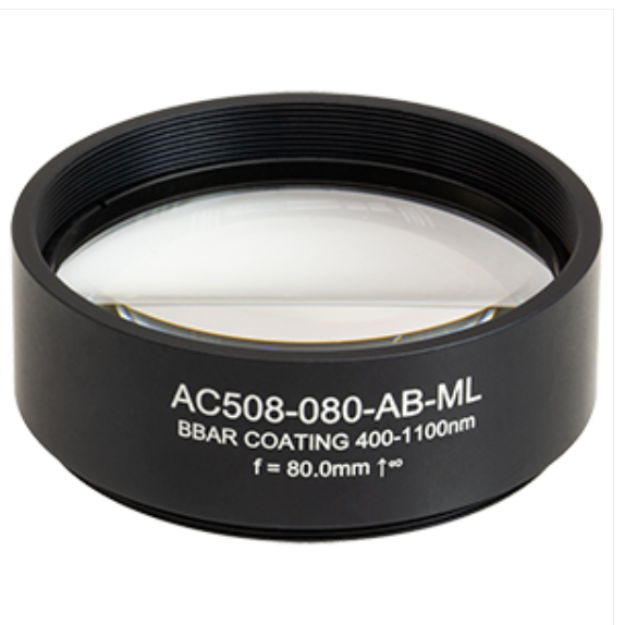 THORLABS 索雷博 &nbsp;&nbsp;AC508-080-AB-ML 消色差双胶合透镜