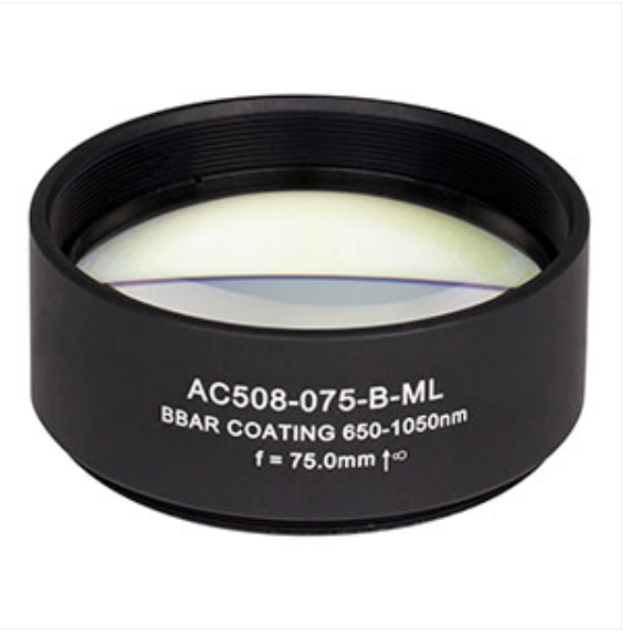 THORLABS 索雷博 &nbsp;&nbsp;&nbsp;AC508-075-B-ML 消色差双胶合透镜