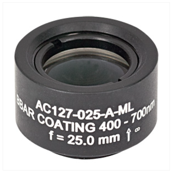 THORLABS 索雷博    AC127-025-A-ML 消色差双胶合透镜