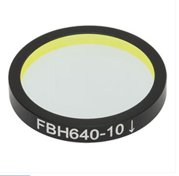 THORLABS 索雷博 &nbsp;&nbsp;&nbsp;FBH640-10 硬膜带通滤光片