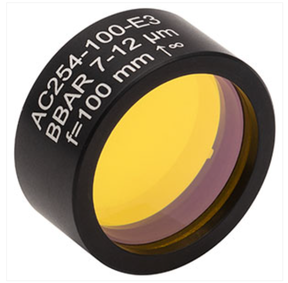 THORLABS 索雷博 &nbsp;&nbsp;&nbsp;AC254-100-E3 空气隙消色差双合透镜