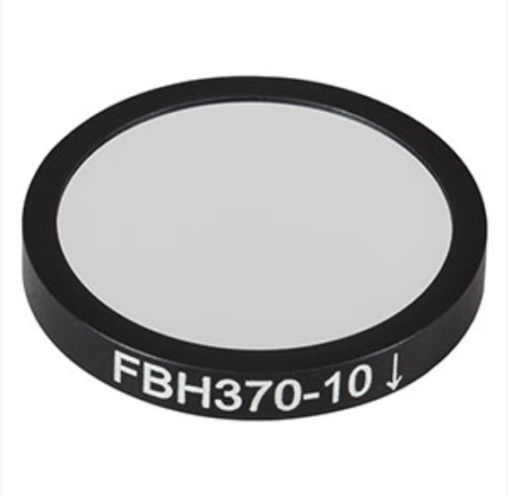 THORLABS 索雷博 &nbsp;&nbsp;&nbsp;FBH370-10 硬膜带通滤光片