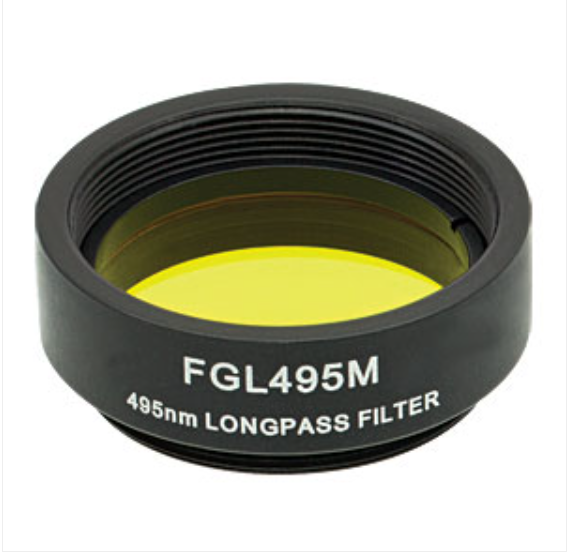 THORLABS 索雷博 &nbsp;&nbsp;FGL495M 长波通彩色玻璃滤光片