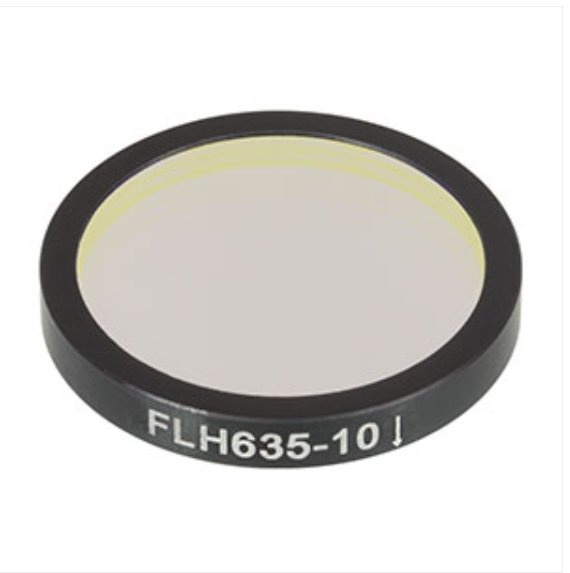 THORLABS 索雷博 &nbsp;&nbsp;FLH635-10 硬膜带通滤光片