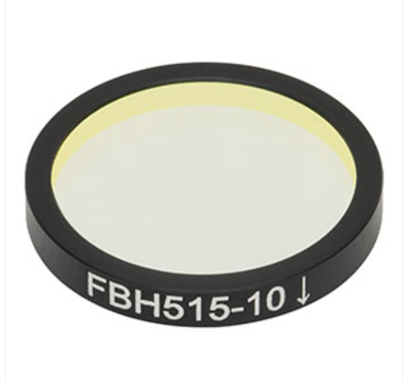 THORLABS 索雷博 &nbsp;&nbsp;&nbsp;FBH515-10 硬膜带通滤光片