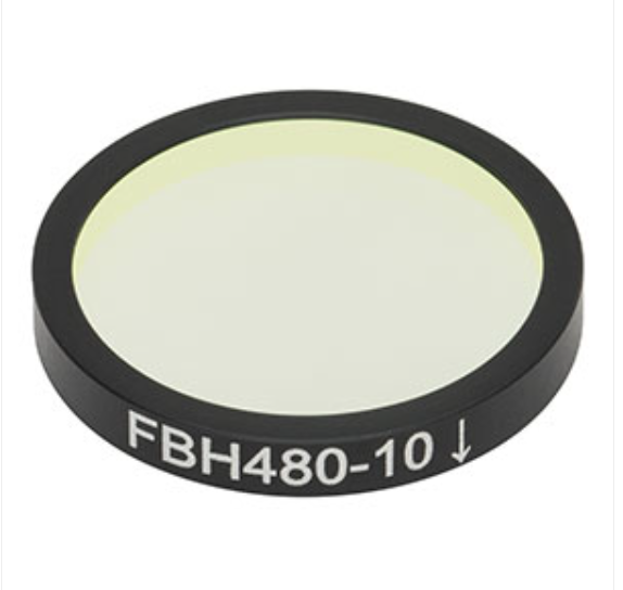 THORLABS 索雷博 &nbsp;&nbsp;&nbsp;FBH480-10 硬膜带通滤光片