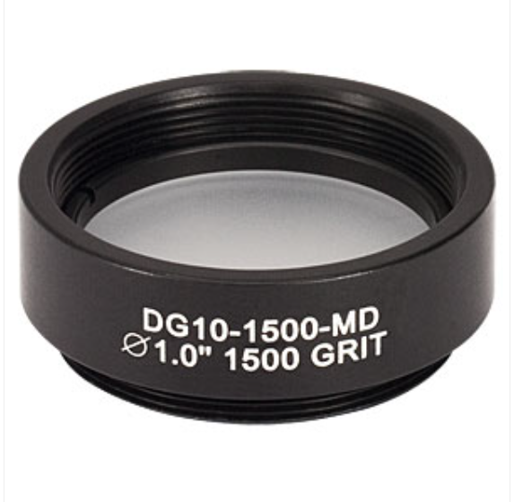 THORLABS 索雷博   DG10-1500-MD - Ø1英寸，SM1螺纹安装，N-BK7磨砂玻璃散射片