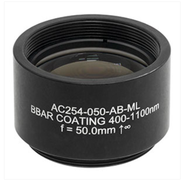 THORLABS 索雷博 &nbsp;&nbsp;&nbsp;&nbsp;AC254-050-AB-ML 消色差双胶合透镜