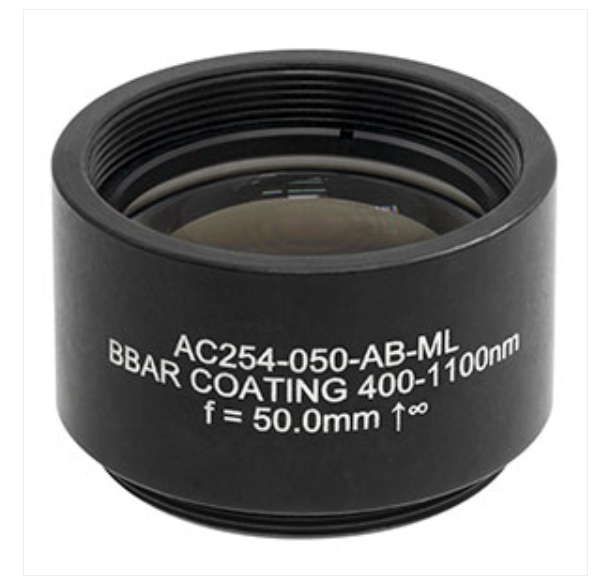 THORLABS 索雷博   AC254-050-AB-ML 消色差双胶合透镜