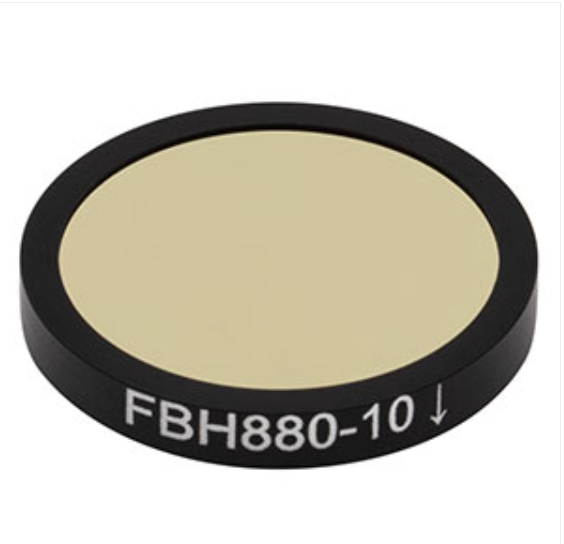 THORLABS 索雷博 &nbsp;&nbsp;&nbsp;FBH880-10 硬膜带通滤光片