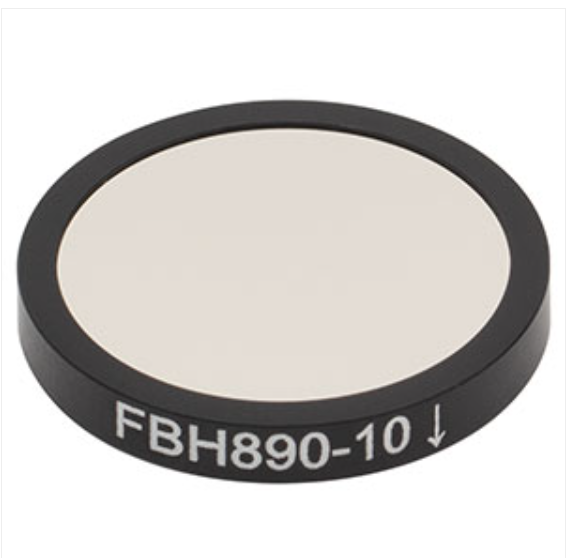 THORLABS 索雷博 &nbsp;&nbsp;&nbsp;FBH890-10 硬膜带通滤光片