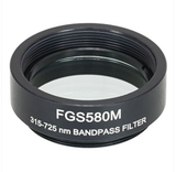 THORLABS 索雷博 &nbsp;&nbsp;&nbsp;FGS580M Ø25 mm KG1彩色玻璃带通滤光片