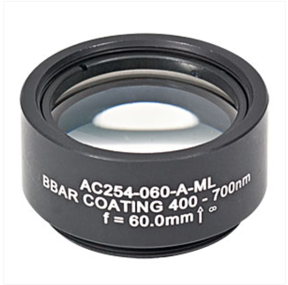 THORLABS 索雷博    AC254-060-A-ML 消色差双胶合透镜