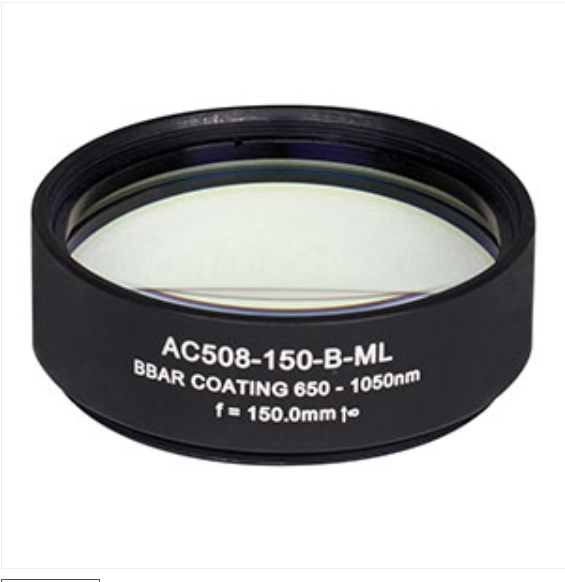 THORLABS 索雷博 &nbsp;&nbsp;&nbsp;AC508-150-B-ML 消色差双胶合透镜