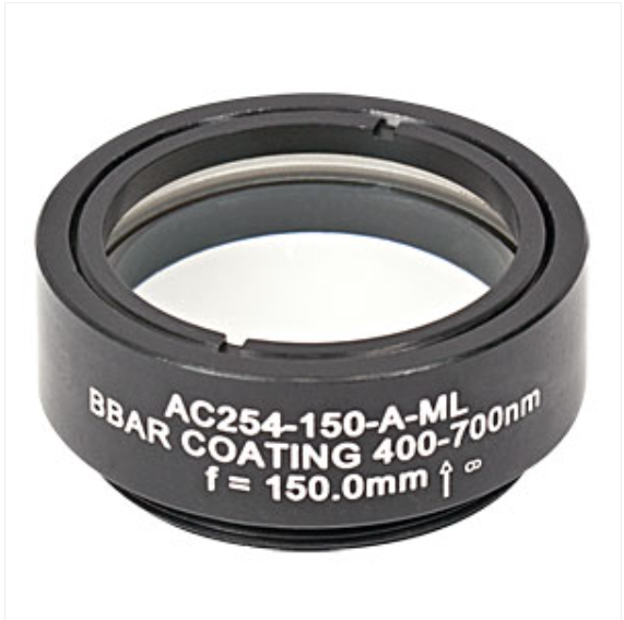 THORLABS 索雷博 &nbsp;&nbsp;&nbsp;AC254-150-A-ML 消色差双胶合透镜