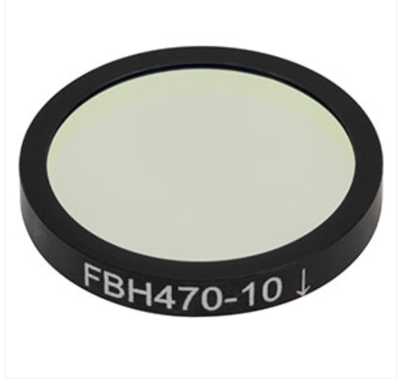 THORLABS 索雷博 &nbsp;&nbsp;&nbsp;FBH470-10 硬膜带通滤光片