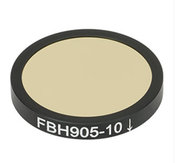 THORLABS 索雷博 &nbsp;&nbsp;&nbsp;FBH905-10 硬膜带通滤光片