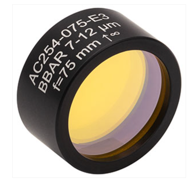 THORLABS 索雷博     AC254-075-E3 空气隙消色差双合透镜
