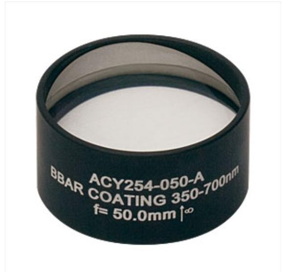 THORLABS 索雷博 &nbsp;&nbsp;&nbsp;ACY254-050-A 柱面消色差透镜