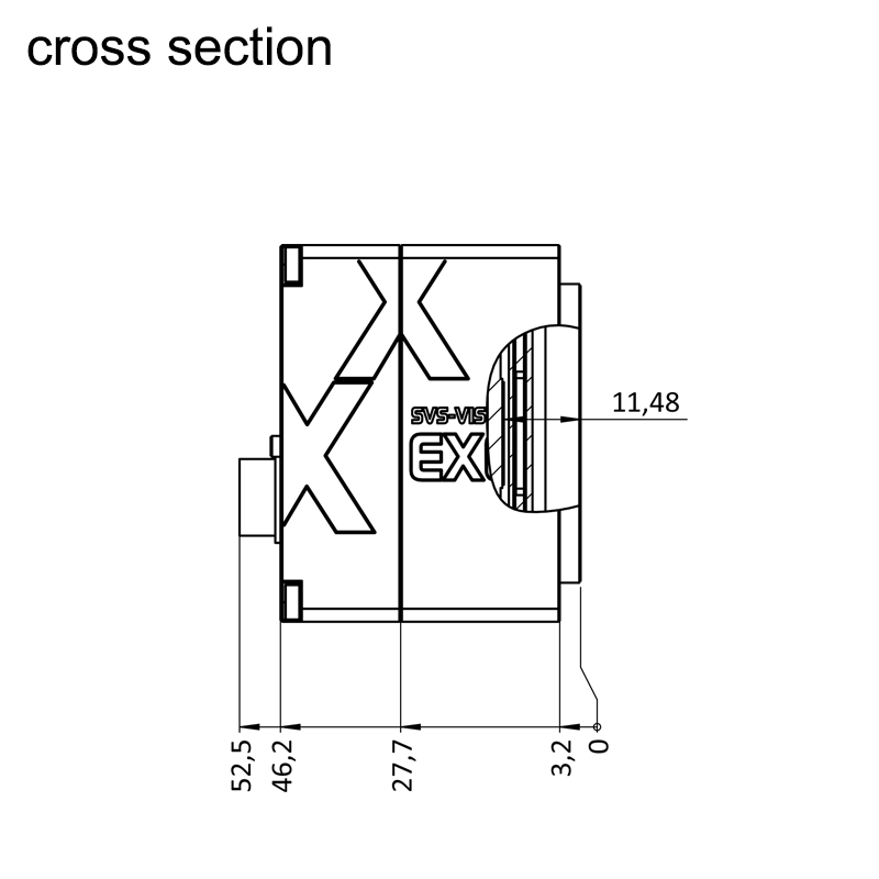 设计图 exo367CU3 左（所有尺寸以毫米为单位）